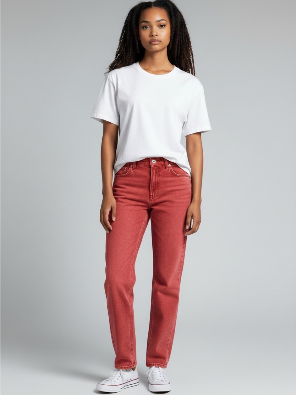 Levi's Women's Straight Leg Jeans in Brick Red Size 12M ( 36x30)